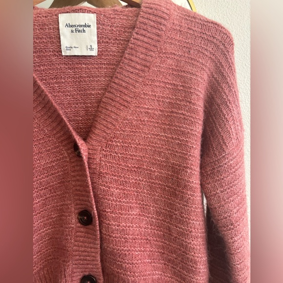 Abercrombie & Fitch Women's Pink Sweater - Picture 5 of 7